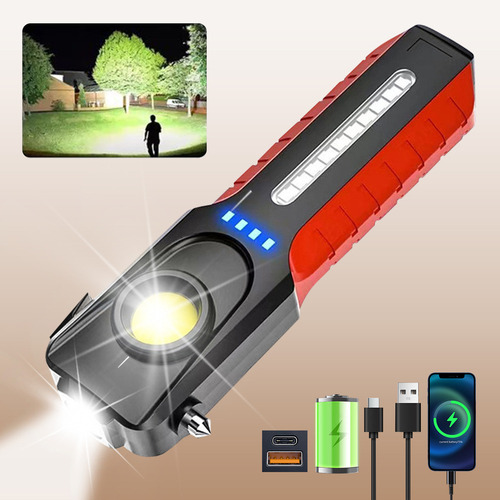 Xing Linterna Táctica Lampara Led Recargable De Mano