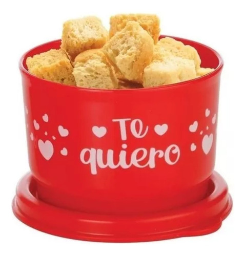 Hermético Para Snacks Tupperware  Te Quiero 