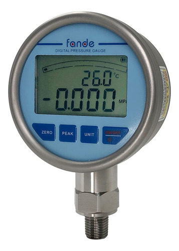 Fandeae ''precision Fs Manometro Ultraalto Caja Acero Dial