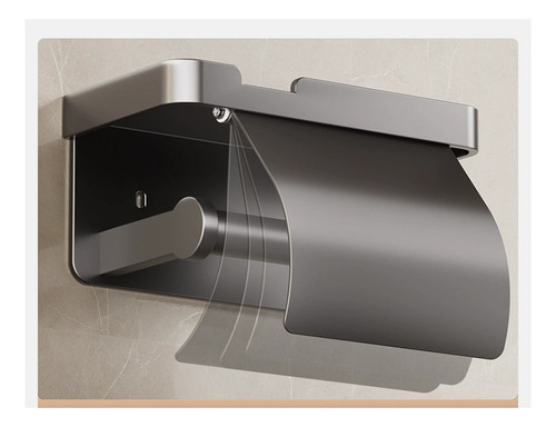 , Portarrollo Baño Autoadhesivoimpermeable Sin Taladro Pared