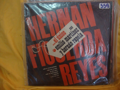 Vinilo Hernan Figueroa Reyes Con Martinez Rapela El Unico F3