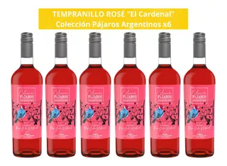 Vino Tempranillo Rose Bodega Cavas Del Artesano, Cardenal X6