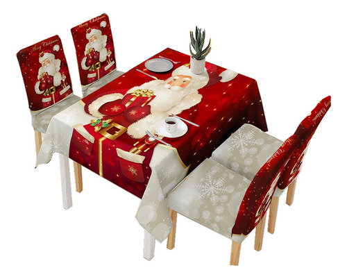 Mantel De Navidad / Cubierta De Silla Con Decoración De Mesa