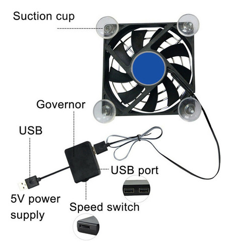 . Mini Ventilador Usb Cooler Pad Controller, Tablet Portátil