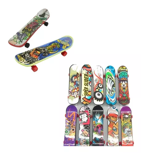 10 Skate De Dedo Brinquedo Infantil Radical Doação Prenda