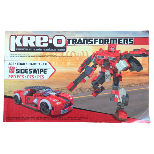 Sideswipe Transformer Kre-o Hasbro 2x1 / Leer Descripción