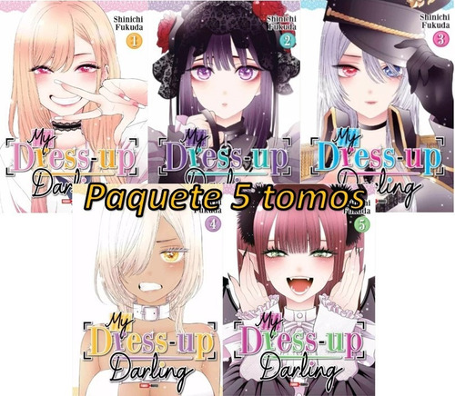 My Dress Up Darling Vol Tomo 1 2 3 4 5 Pack Manga Panini Esp