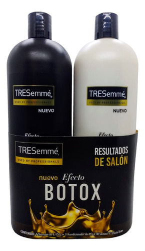 Shampoo Y Acondicionador Tresemme Efecto Botox 2 Pzs 1.1 L