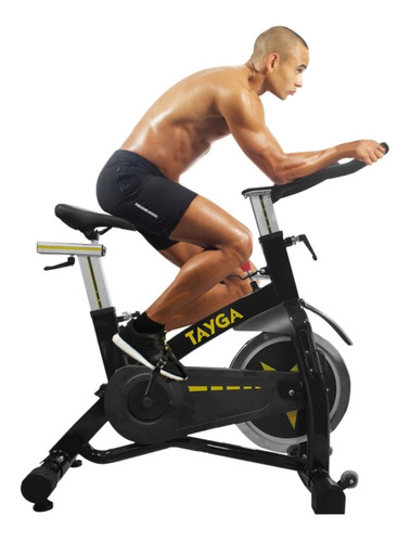 Bicicleta Spinning Profesional Tayga Rueda De 20 Kg