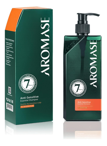 Aromase Champu De Solucion Seca Y Sensible, Ideal Para Caspa