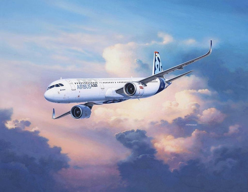 Imagen 5 de 6 de Airbus 321neo - Escala 1:144 Revell 04952