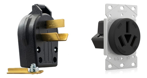 Clavija Y Contacto Nema 10-50r 125/250v 3 Polos 50a