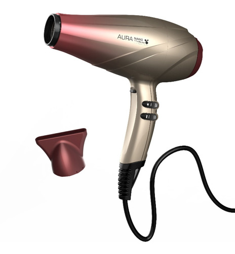 Secador De Pelo Gama Aura Nano Titanium 2400w Profesional