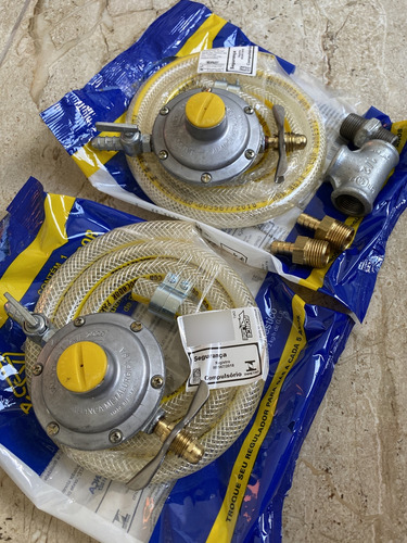 Kit Duplo Gás Instalação 2 Botijão P13 Glp