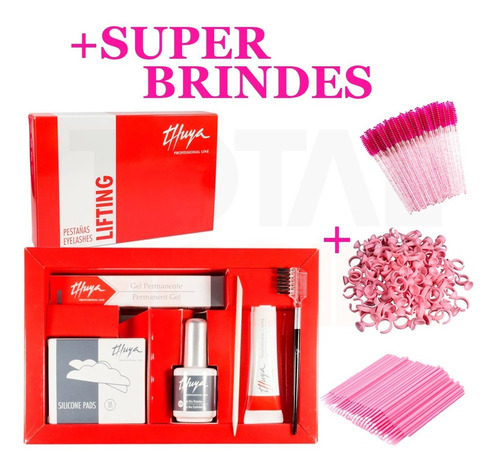 Imagem 1 de 9 de Kit Lash Lifting Cílios Sobrancelhas Thuya Anvisa Completo