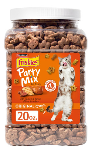 Comida Para Gatos 20 Onzas Friskies Party Mix Original