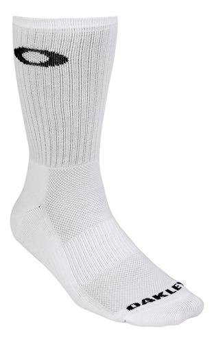 Meia Oakley Cano Alto Crew Sock Logo Elipse Original