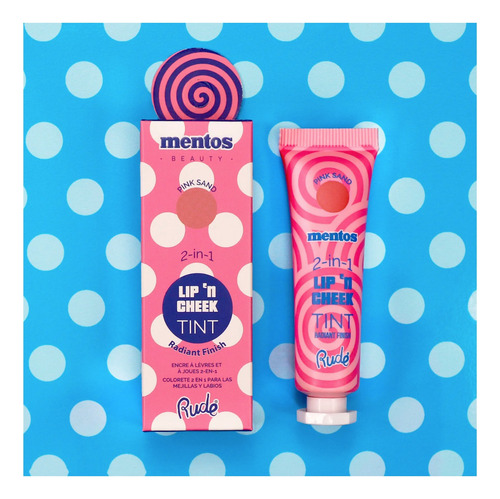 Tinta 2 En 1: Labial Y Rubor Mentos X Rude Cosmetics