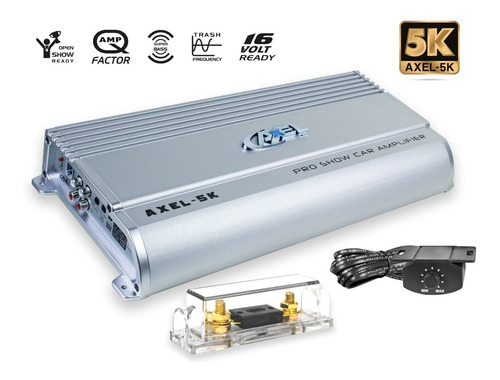 Amplificador Clase D Monoblock 5000w Max Mini Axel Steelpro 