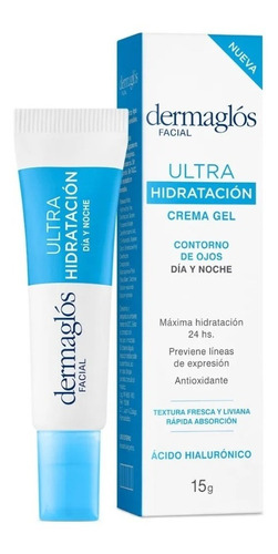 Crema Gel Dermaglos Ultra Hidratacion Contorno De Ojos 15g