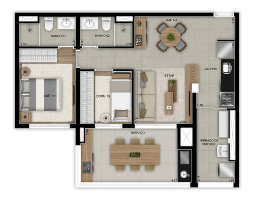 Imagem 2 de 23 de Apartamentos A Venda Na Vila Matilde 70m² E 88m² 2 E 3 Dorms. C/ Suíte Entrega Para Junho/24