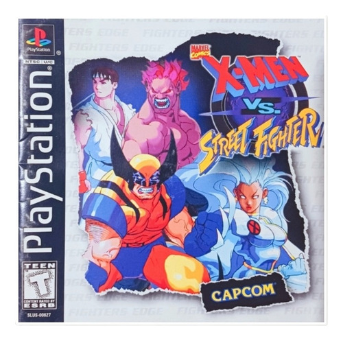 X Men Vs Street Fighter Ps1
