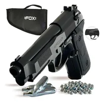 Comprar Pistola Aire Comprimido Fox Co2 Replica Beretta 92 Funda S\u002Fc