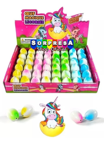 24 Huevos Unicornio Magico Crecen Agua Juguetes Niños Regalo