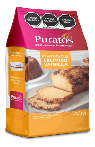 Harina Puratos Gran Panque Cremoso Vainilla 1 Kg