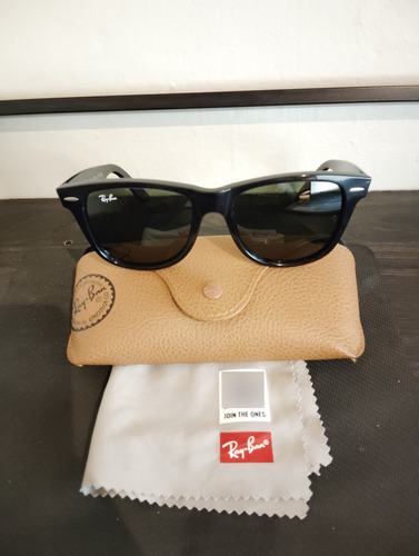 Lentes Sol Ray-ban Wayfarer Original Classic Tamaño Grande