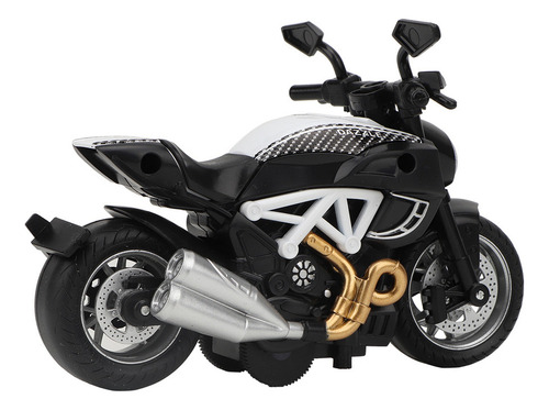 Modelo De Moto Eléctrica Toy Alloy Motorcycle Light Music