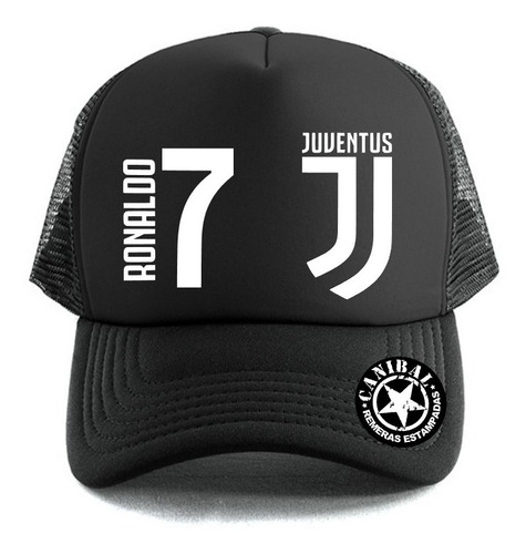 Gorras Trucker Cristiano Ronaldo Juventus Remeras Canibal