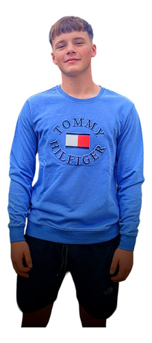 Buzo Tommy Hilfiger Sport Original , Logo Engomado 