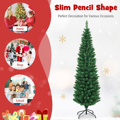 Árbol De Navidad Artificial Pino Hingde 2 4 Metros Verde