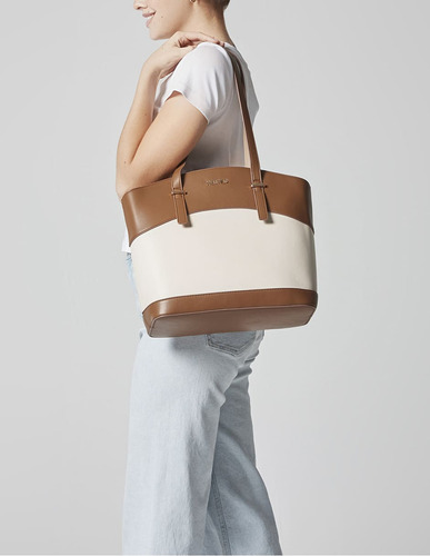 Bolso Tote Para Mujer Westies Beige Multi Hblagoonwe Color BEIGE/MULTI