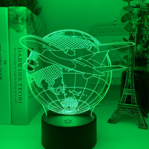 Hh3d Lámpara De Avión Led Sensor Táctil Luz De Noche Para Ni