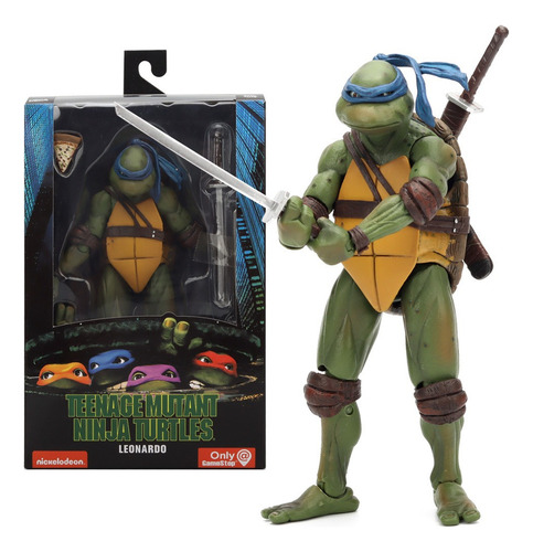 Teenage Mutant Ninja Turtles Tmnt Leonardo Figura Juguete