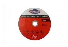 Disco Corte De Oxido De Aluminio 115x2mm Power J600