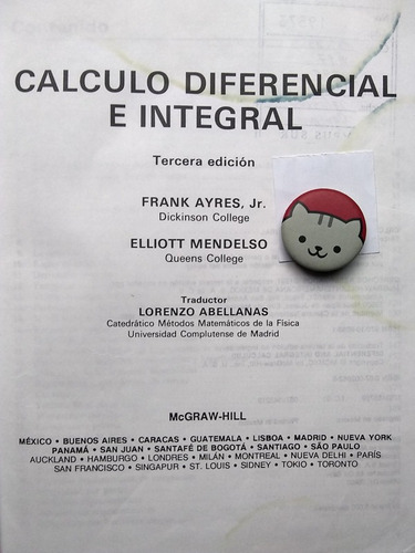 Libro Cálculo Diferencial E Integral Ayres 98e3
