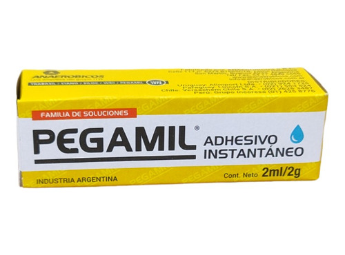 Pegamento Adhesivo Instantaneo Pegamil 2g