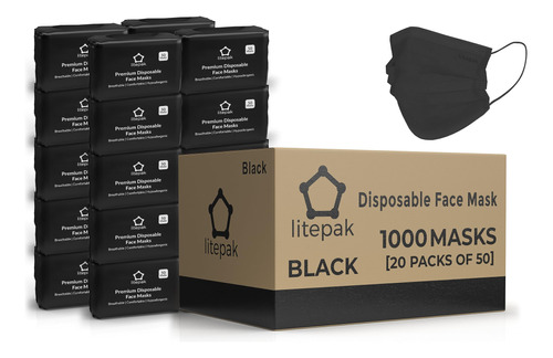 Litepak - 1000 Piezas - Mascarillas Desechables Para El Hoga