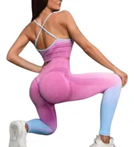 Comprar Calza + Top Push Up Frunce Levanta Cola Seamless Art 36