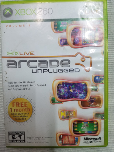 Xbox Live Arcade Unplugged Para Xbox 360 Físico Original 