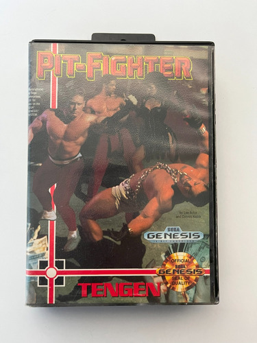 Sega Génesis Pit Fighter Con Caja Y Manual