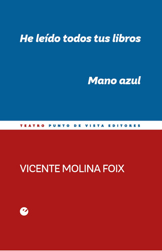 He Leído Todos Tus Libros. Mano Azul - Molina Foix  - *