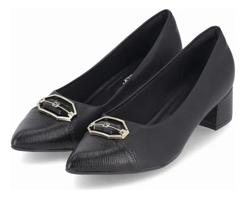 Sapato Piccadilly 739078 Preto - Super Leve Confortável
