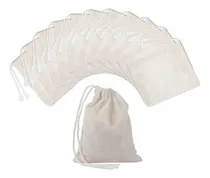 Comprar 50 Bolsas De Algodón Con Cordón, Bolsas De Muselina, Bolsas