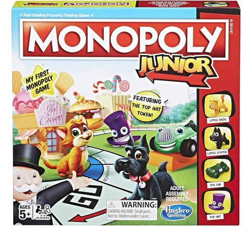 Juego De Mesa Monopoly Junior, A Partir De 5 Años (exclusivo