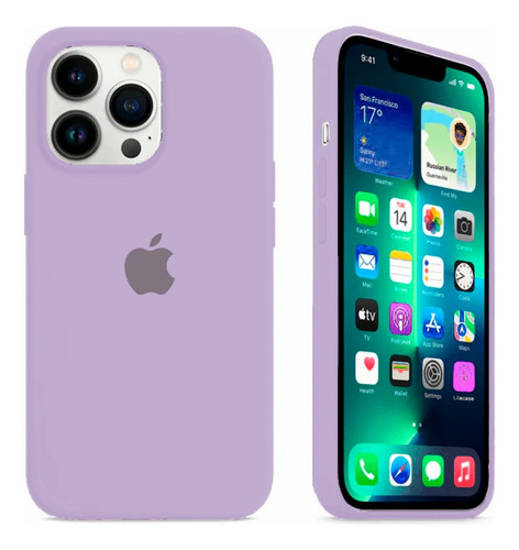 Funda De Silicona Apple Para iPhone 15, Pro, Max C/logo