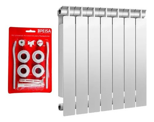 Radiador Peisa Tropical T500/80 7 Elementos + Kit Instal.